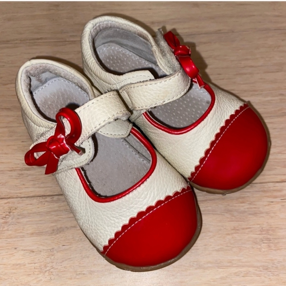 Red Tipped Toddler shoes